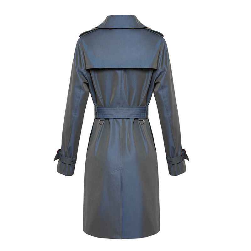 Elegant British Double Breasted Jacket for Women MUNSIEUR New Arrivals