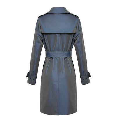 Elegant British Double Breasted Jacket for Women MUNSIEUR New Arrivals