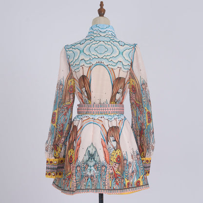 Women's Lantern Sleeve Blouse Set New Arrivals MUNSIEUR