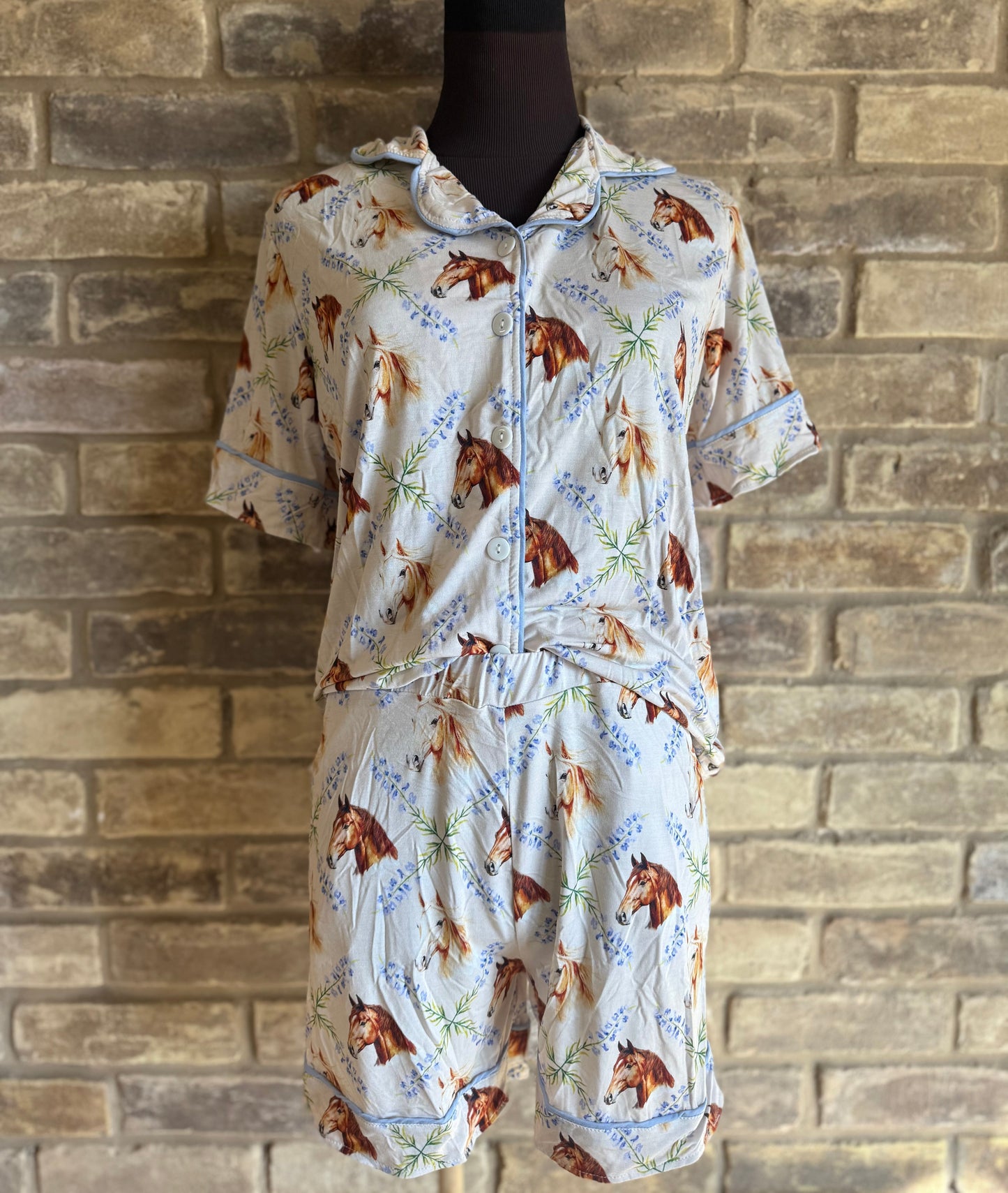 Spring Horses Bamboo Women’s Lounge Set