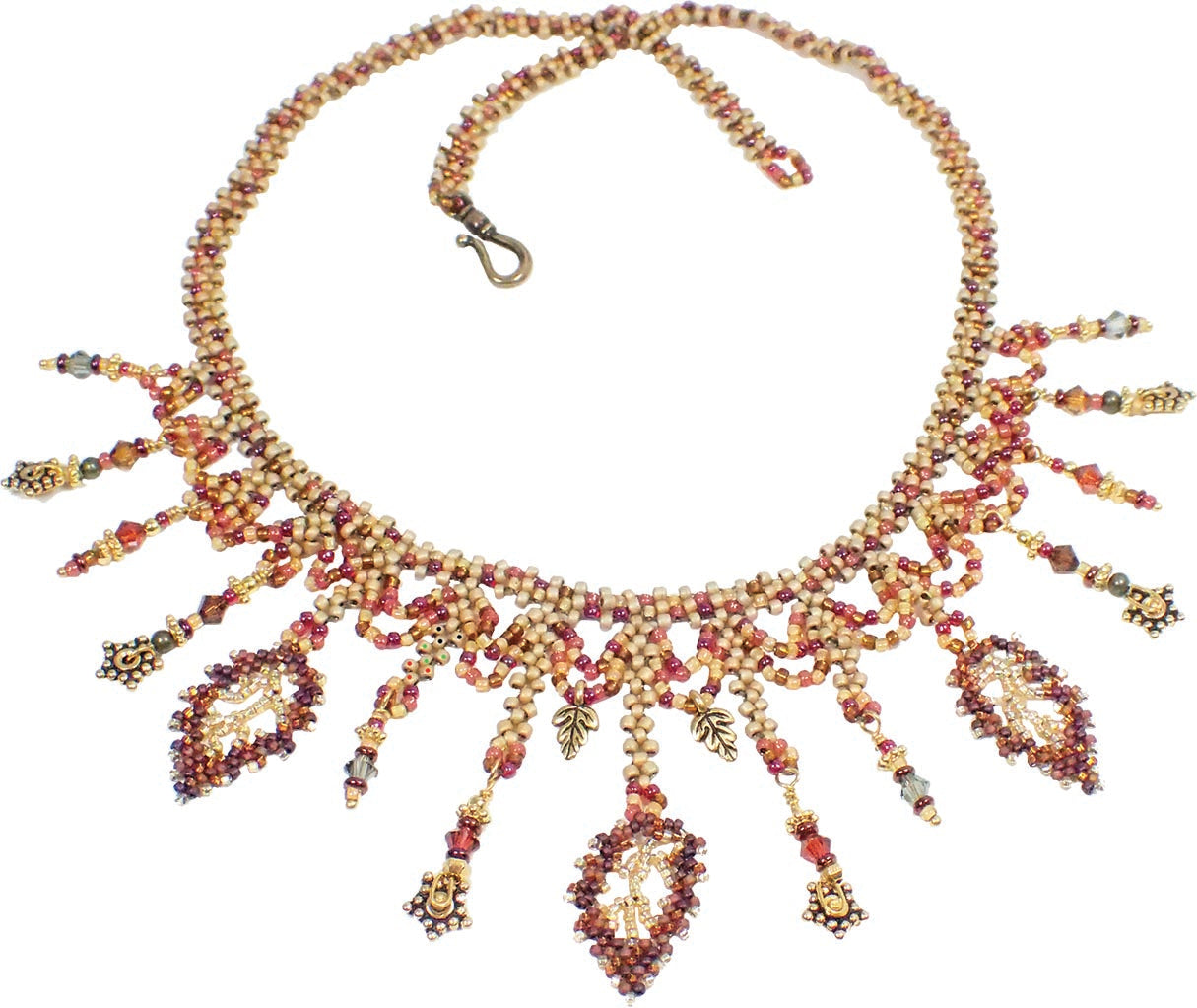Falling Leaves aka Autumn Drape Necklace Kit