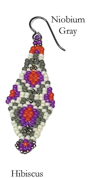 Lantern Beaded Earrings Kit
