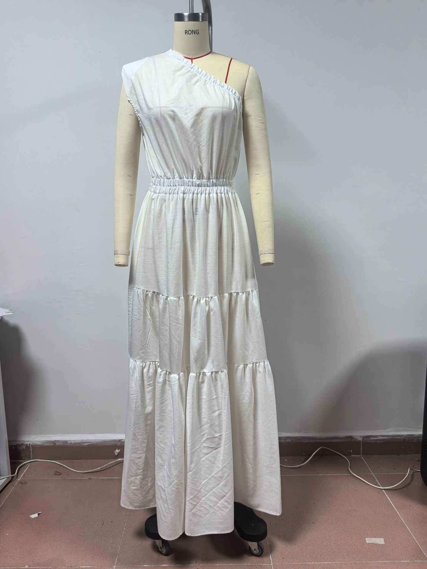 Solid Color Vacation Dress