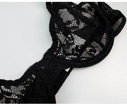 Women's Lace Sleepwear Three Piece Loungewear