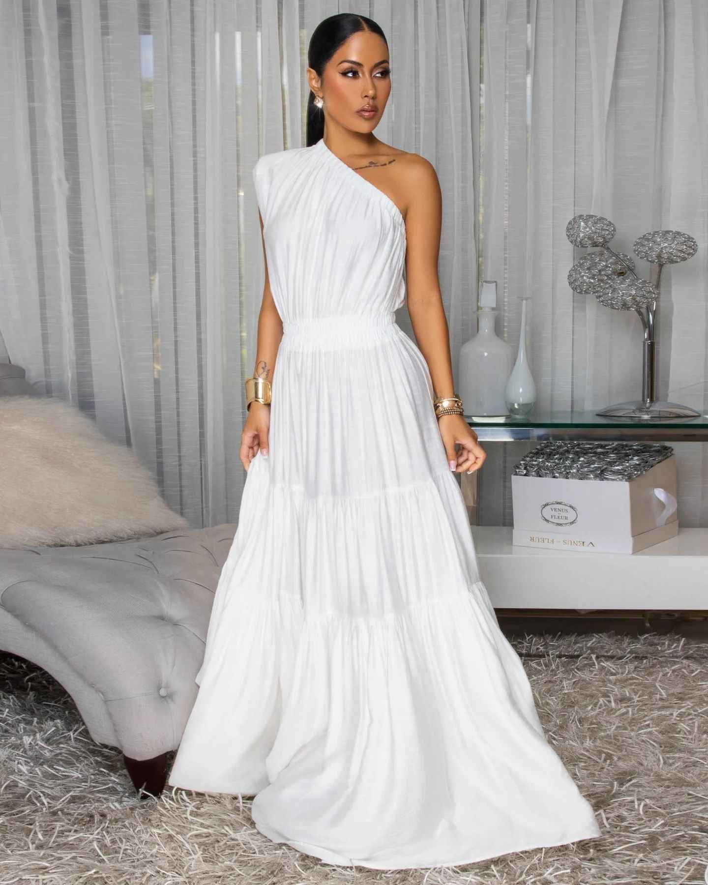 Solid Color Vacation Dress