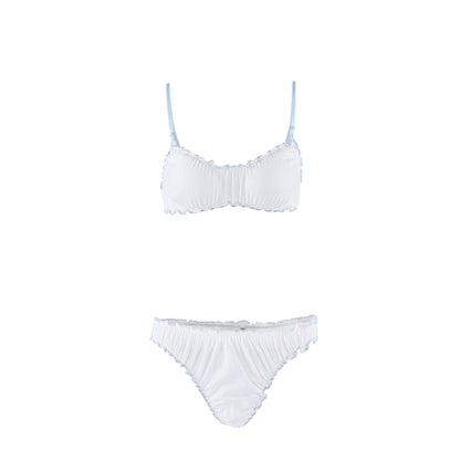 Pink Knitted Comfortable Strap Lingerie for Women