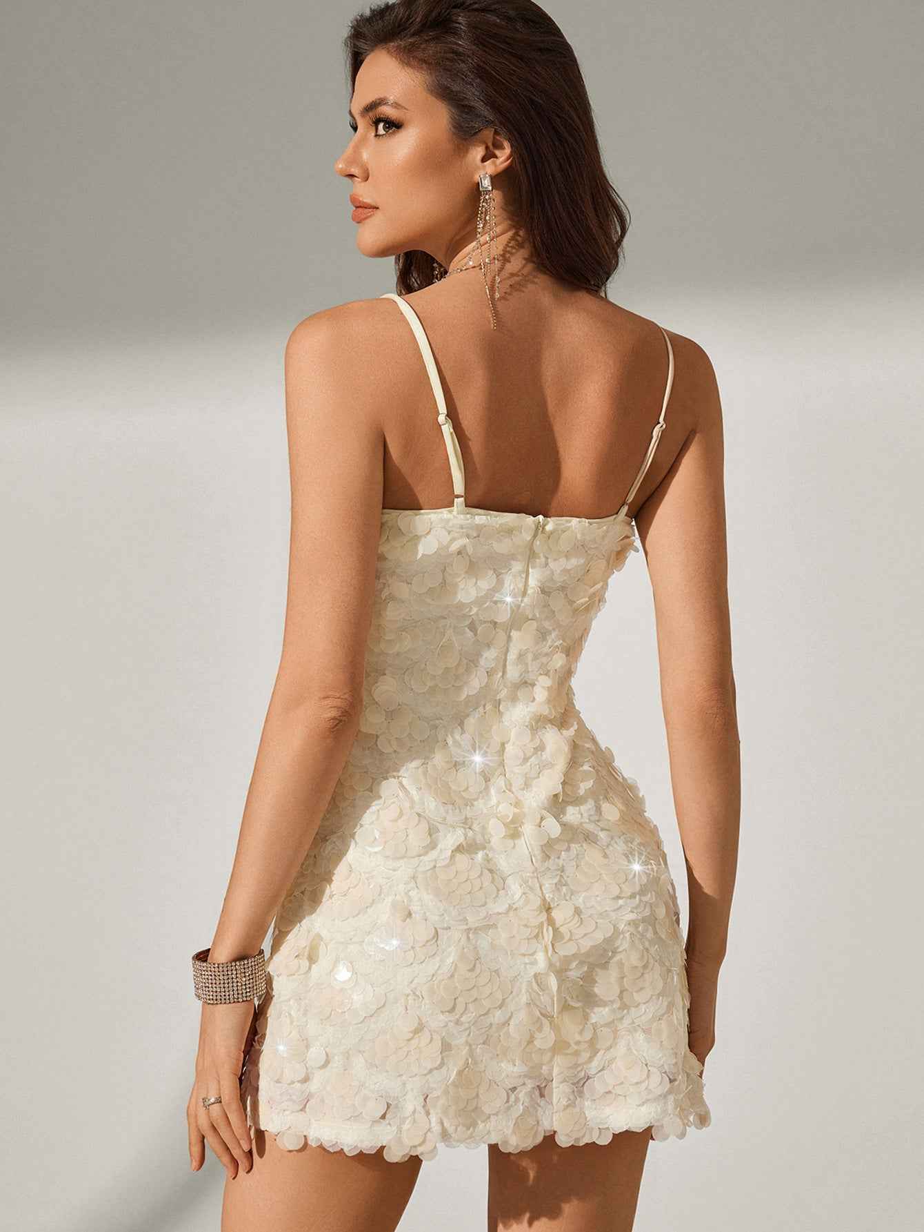 Backless Spaghetti Strap Party Dress