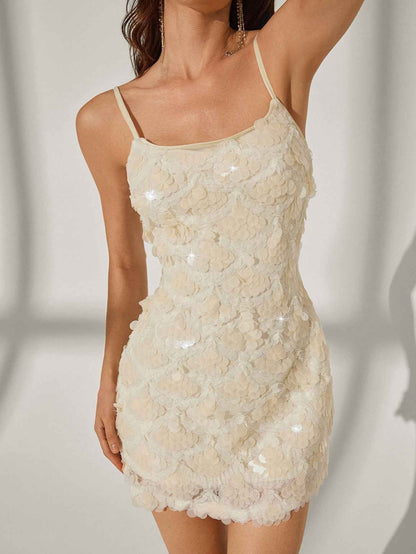 Backless Spaghetti Strap Party Dress