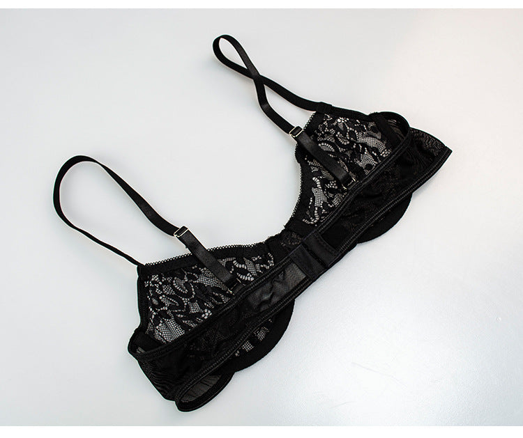 Women's Lace Sleepwear Three Piece Loungewear