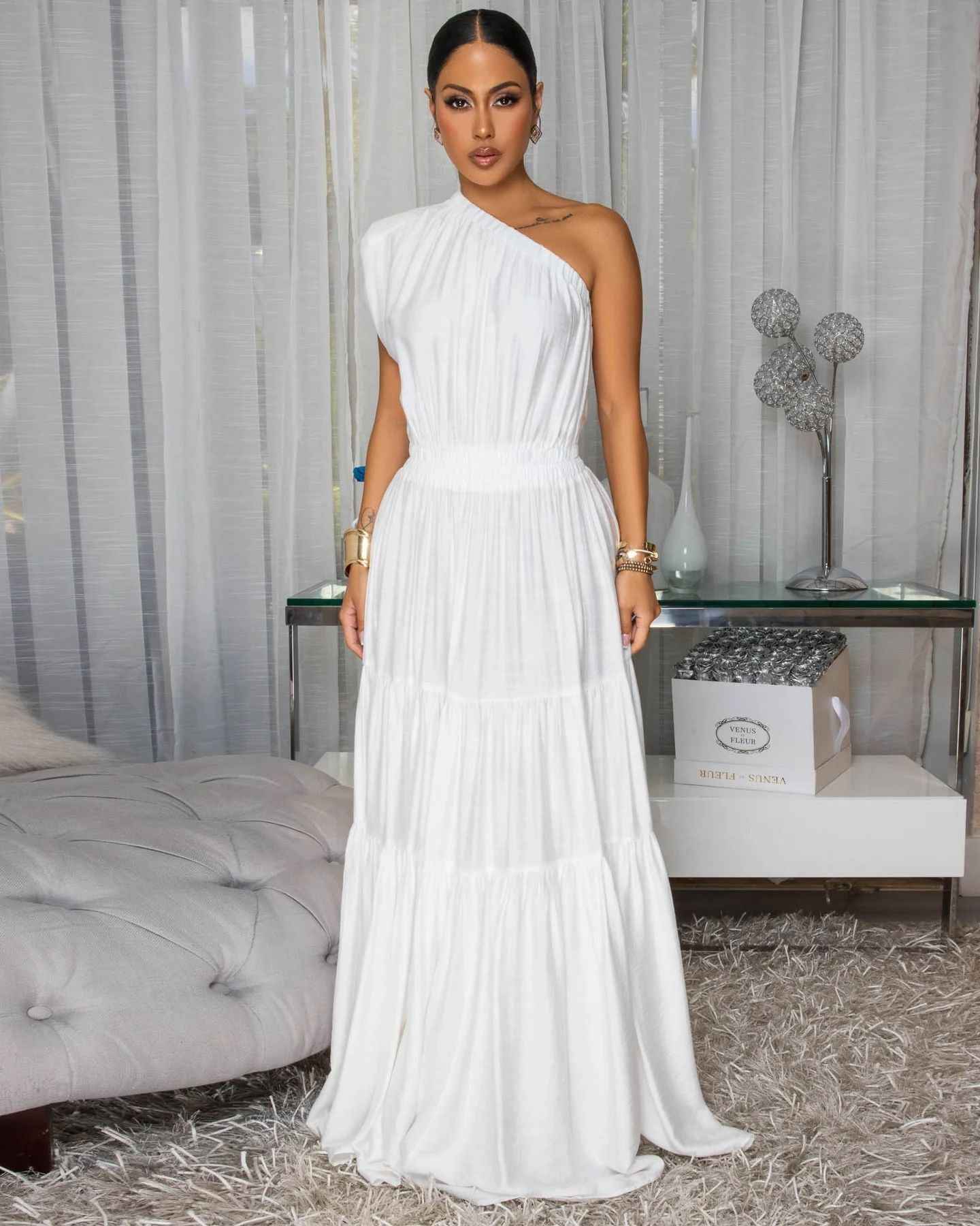 Solid Color Vacation Dress