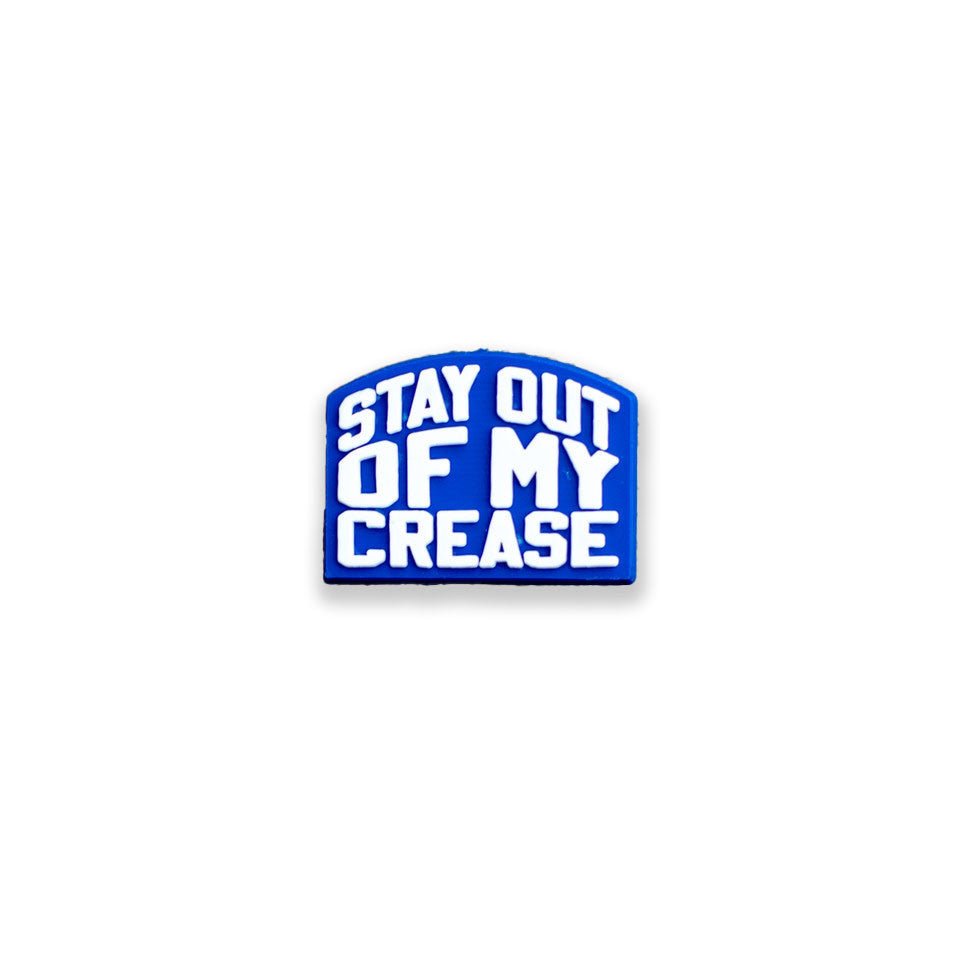 Stay out of My Crease Hockey Shoe Charm