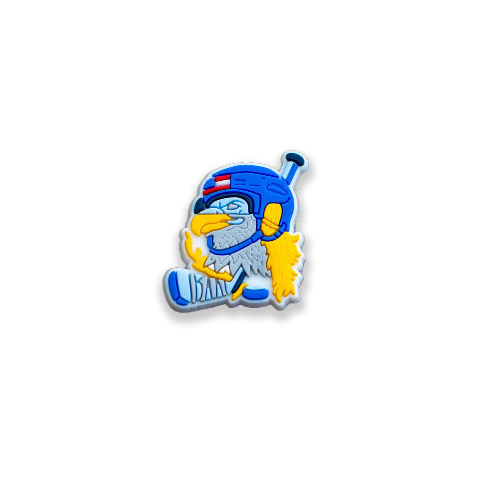 USA Bald Eagle Mullet Hockey Shoe Charm