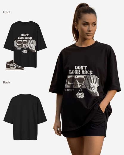 G West Horror Rearview Oversized Women's T-Shirt