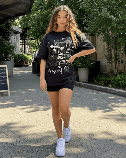 G West King Of The Street Oversized Women's T-Shirt