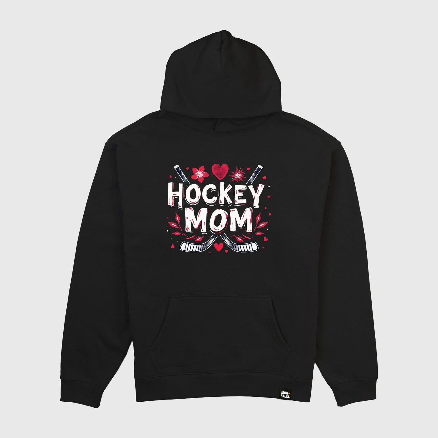 Hockey Mom Hearts Midweight Hoodie