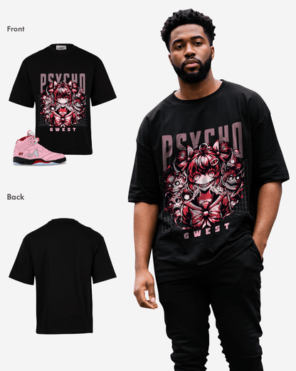 G West Psycho Madness Oversized Men's T-Shirt