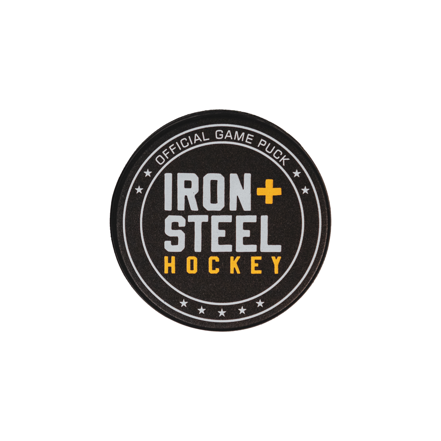 Iron+Steel Hockey Puck
